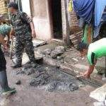 Tujuh Kecamatan Dilanda Banjir, Muspika Kompak Kerja Bhakti