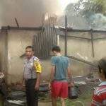 Korslet, Gudang Barang Ludes Terbakar