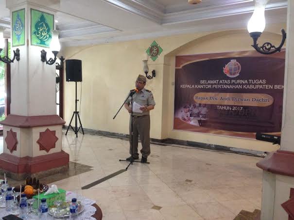 Purna Tugas, Dirwan : Pegawai Harus Tingkatkan Kreatifitas & Ketekunan Dalam Bekerja