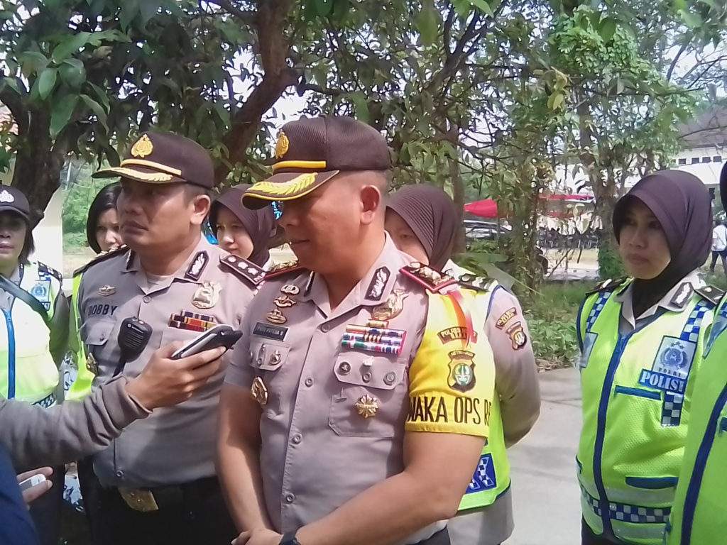 Pantau Pleno KPU, Polres Metro Bekasi Terjunkan 500 Personel