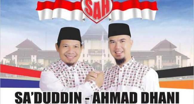 Sa'duddin - Ahmad Dhani Unggul Di Quick Count Pilkada Bekasi