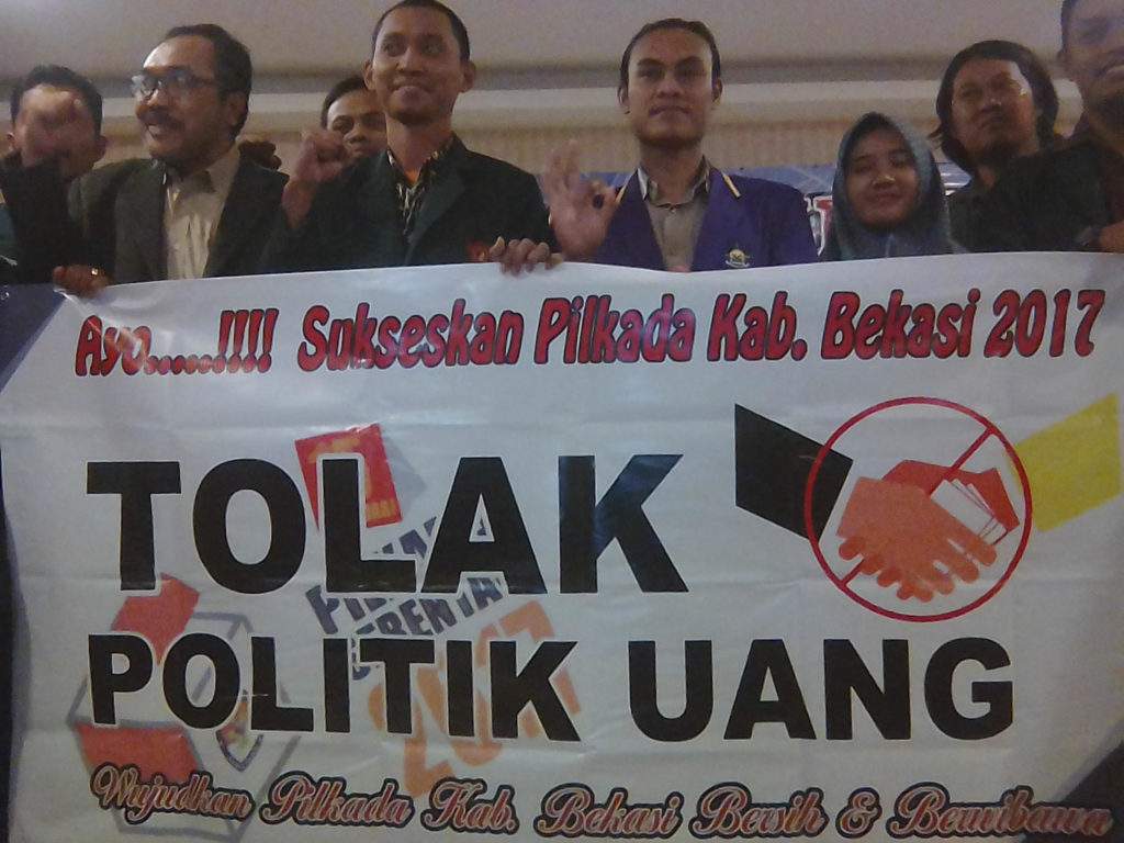 Mahasiswa Bekasi Nyatakan Tolak Money Politik