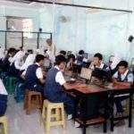 Siswa SMPN 1 Ciledug Ikuti Simulasi UNBK Di SMK Aljabbar