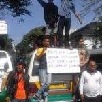 Protes Angkot Online, Sopir Angkot Plat Kuning Demo Gedung Sate