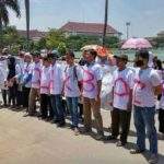 Tolak BOT, Puluhan Pedagang Duduki Gedung DPRD