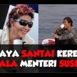 Penampilan Susi Pudjiastuti Diatas Perahu Dengan Secangkir Kopi, Mengundang Respon Followers