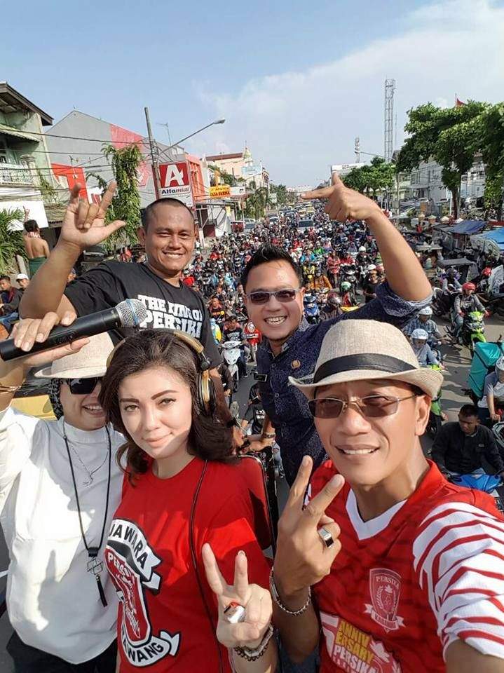 Ramaikan Launching Tim Persika, Ribuan Warga Turun Ke Jalan