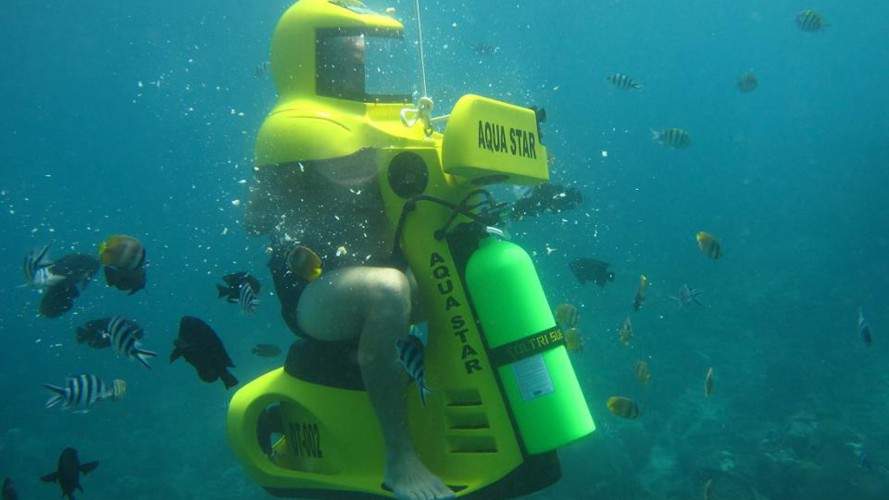 Lima Spot Seawalker dan Underwater Scooter Di Bali