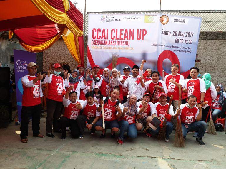 Rayakan 25 Tahun, CCAI Bersih-bersih Di 7 Kota