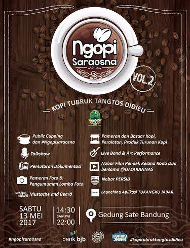 Sabtu Ini, Ngopi Saraosna Vol. 2 Meriahkan Gedung Sate Sabtu Ini, Ngopi Saraosna Vol. 2 Meriahkan Gedung Sate