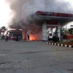 Tidak Mematikan Mesin Saat Isi BBM, SPBU Blokang Terbakar