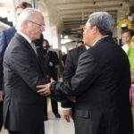 Sambut Raja Swedia, Aher Jelaskan World Class University & Stadion