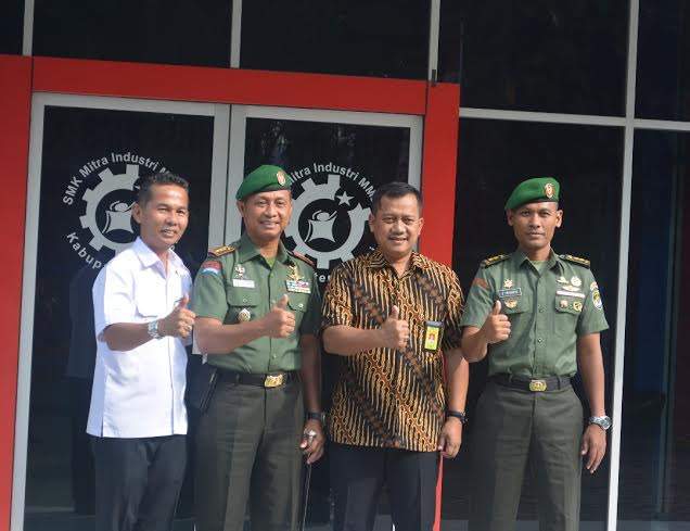 Hardiknas, Ini Pesan Danrem 051/Wkt Kepada Pelajar SMK Mitra Industri