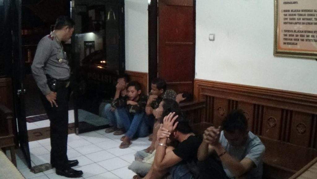 Pesta Miras, Tujuh Remaja Digelandang Polisi