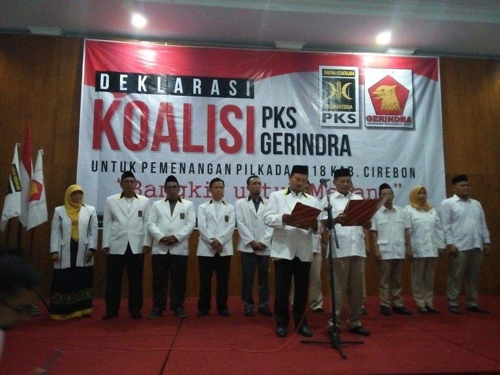 Terapkan DKI Efek Di Cirebon, PKS & Gerindra Usung Koalisi "Bangkit untuk Menang"