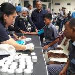 Unit Res Narkoba Polrestro Bekasi, Tes Urin Sopir PO. Bus Sinar Jaya