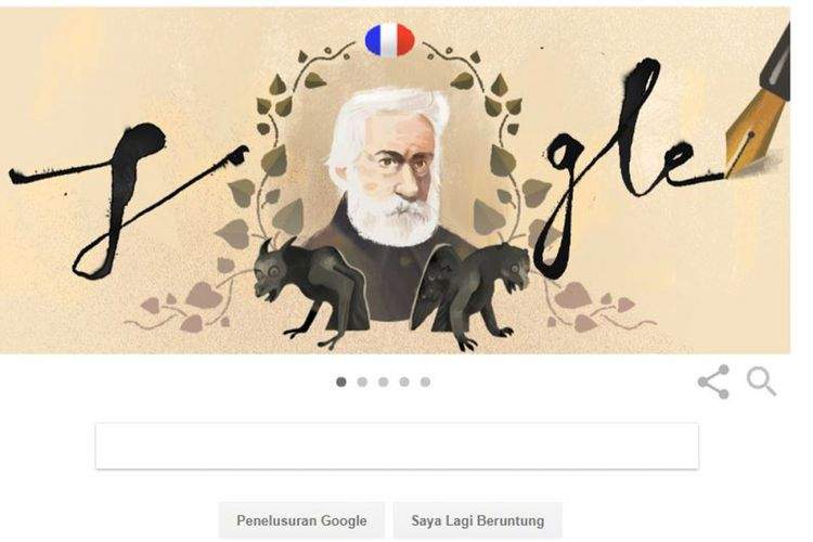 Apa Spesial Dari Victor Hugo Sampai Jadi Doodle Oleh Google? Apa Spesial Dari Victor Hugo Sampai Jadi Doodle Oleh Google?