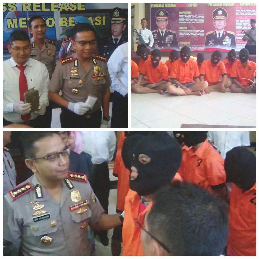 Sat Res Narkoba Polrestro Bekasi Ungkap 8 Kasus Narkoba Sat Res Narkoba Polrestro Bekasi Ungkap 8 Kasus Narkoba