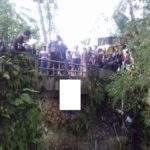 Mayat Menggantung Di Jembatan Hebohkan Warga Purwasari Tasik