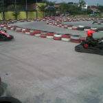 Meriahkan HUT RI ke 72, Pers Bekasi Balap Gokart