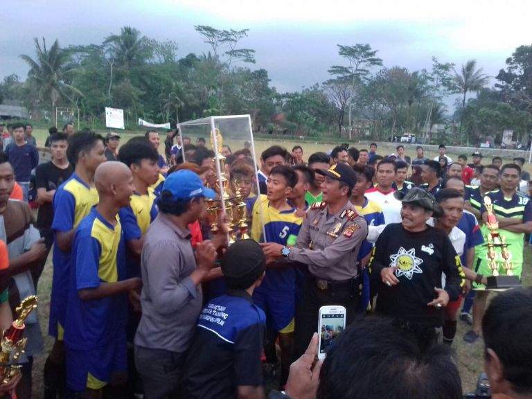 HUT RI, Kapolsek Rajapolah Gelar Turnamen Sepak Bola Antar Desa