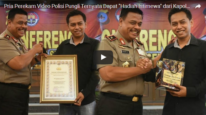 Berani Unggah Video Polisi Pungli, Ade Dapat Hadiah Dari Kapolda Kalsel