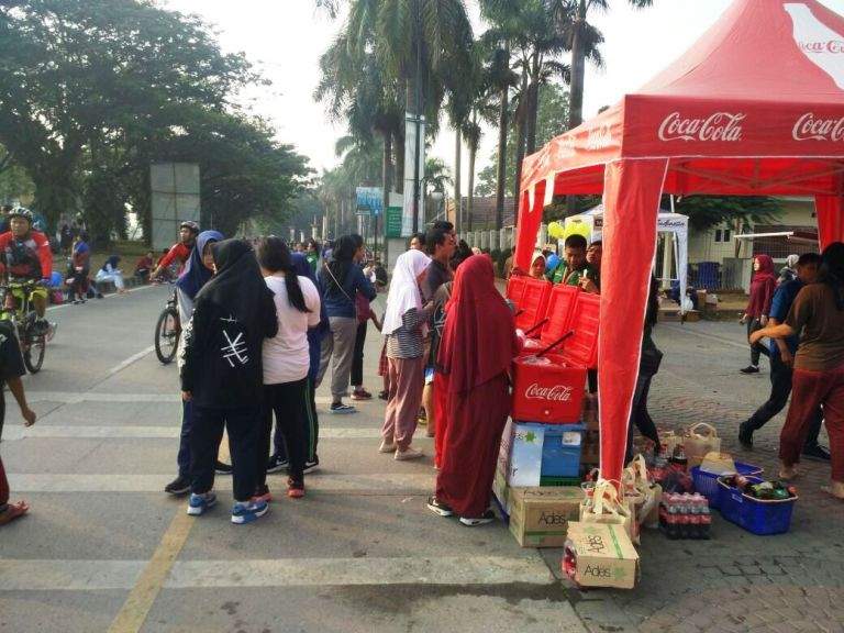 Coca-Cola Amatil Indonesia Dukung Car Free Day Cikarang