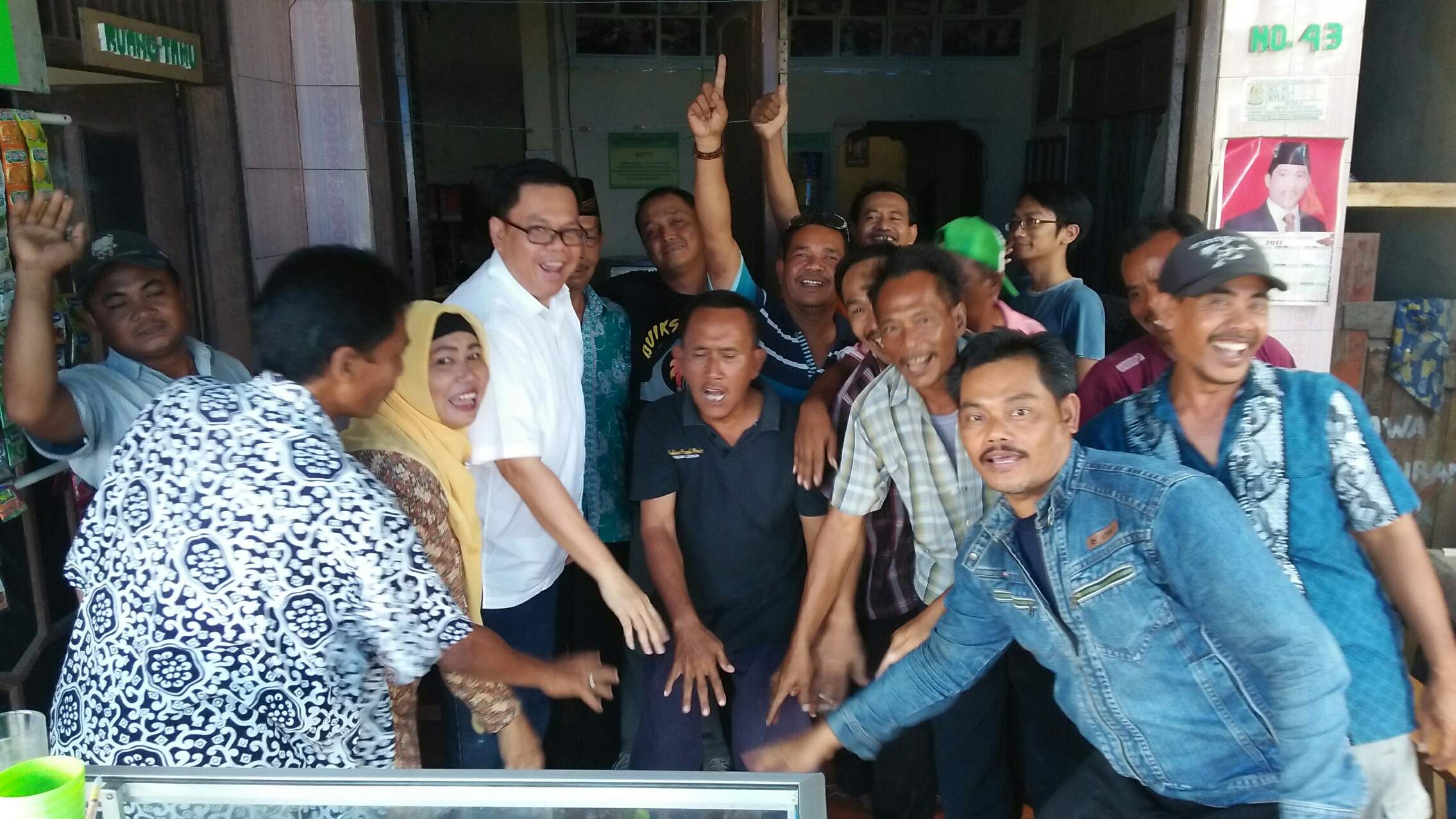 Rakhmat Dapat Dukungan Ratusan Tukang Ojek