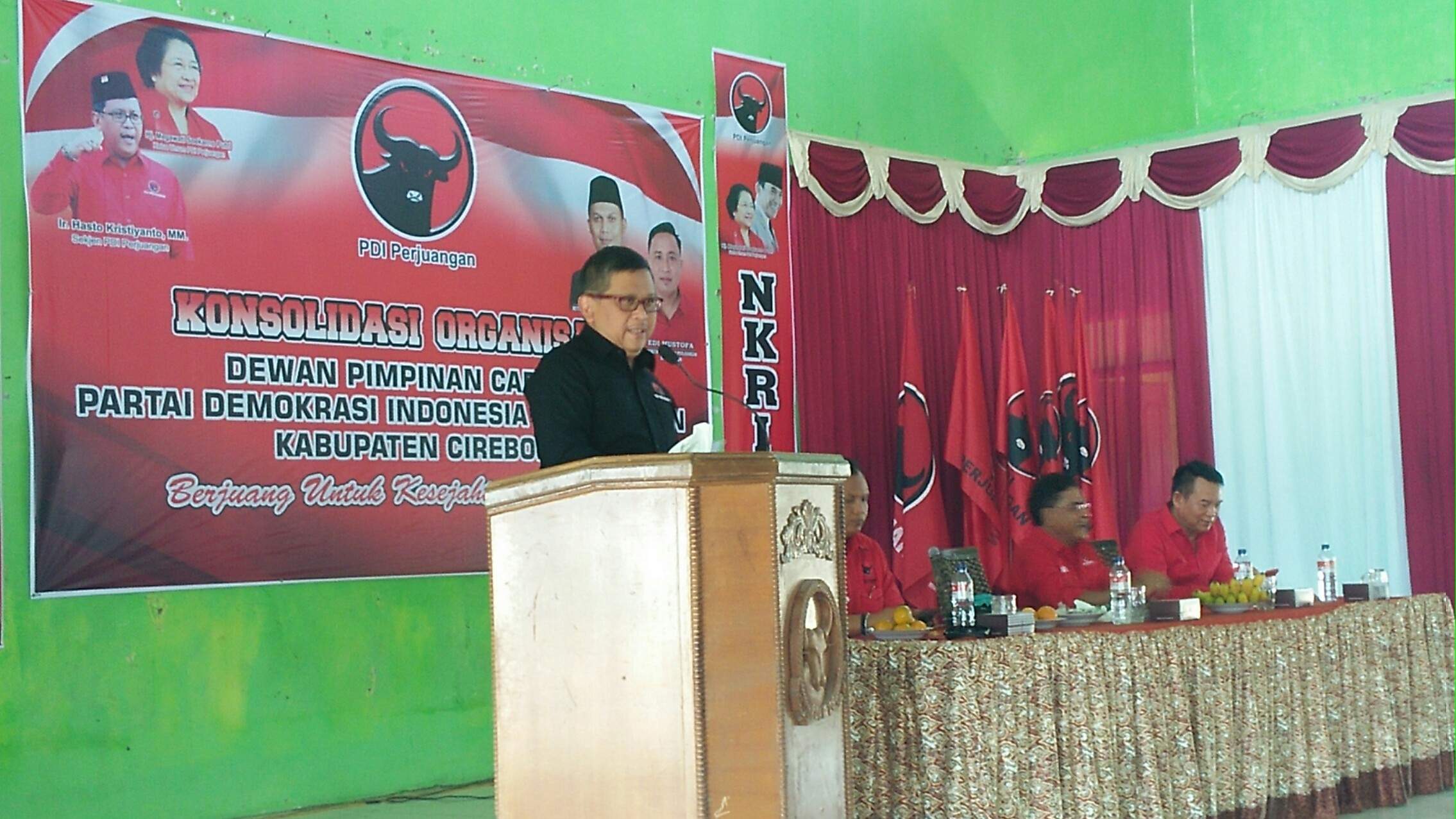 Rekom Cabup Cirebon Kesiapa? Hasto : Kita Keluarkan Bareng Pilgub