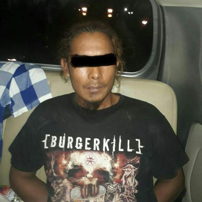 Polisi Ringkus Pengedar Ganja Depan Pom Bensin