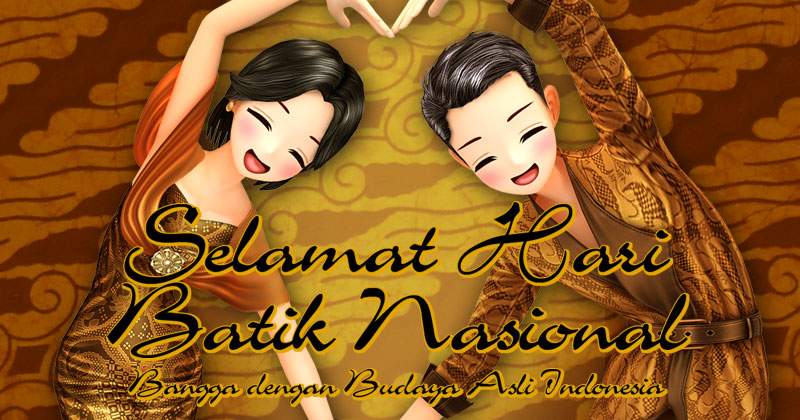 Hari Batik Nasional, Pakai Baju Batik Ketiban Untung Yang Tak Dikira