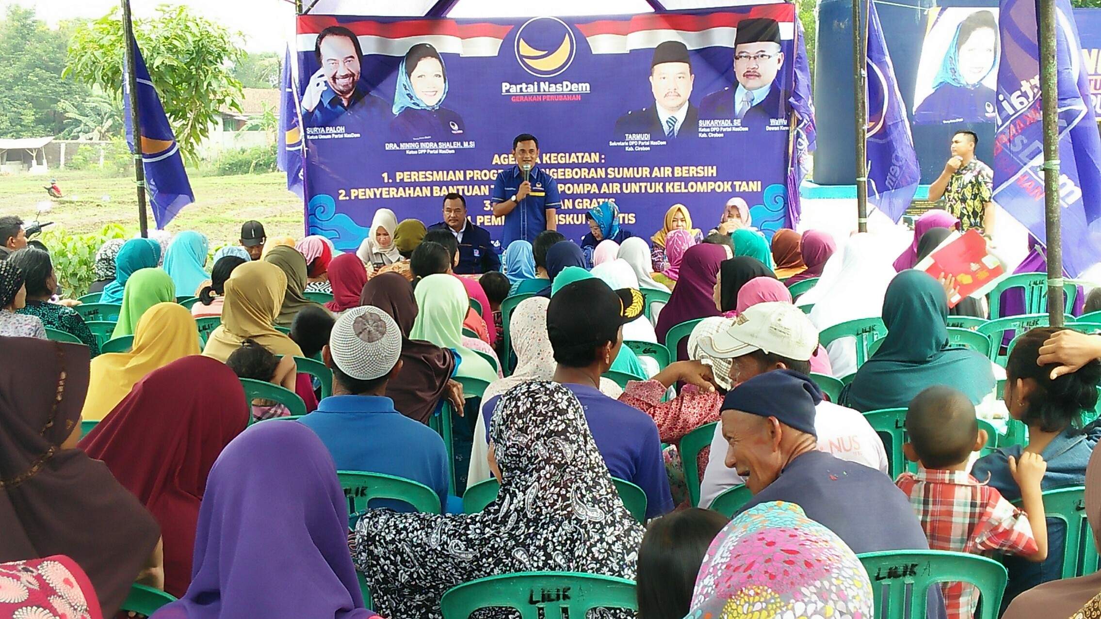 Agus Supriyadi Gencarkan Sosialisasi Pencalonannya, Partai NasDem Terus Tebar Bantuan