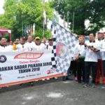 KPU Kab Cirebon Ingatkan Pilkada Serentak 2018 Melaui Gerak Jalan Sehat