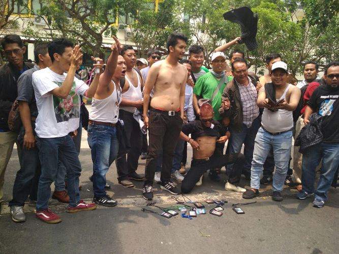 Aksi Protes Wartawan, Tidak Menyurutkan Sifat Kajari Cikarang