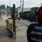 Muncul "Lumpur Lapindo" Di Galian Pipa PDAM Bekasi