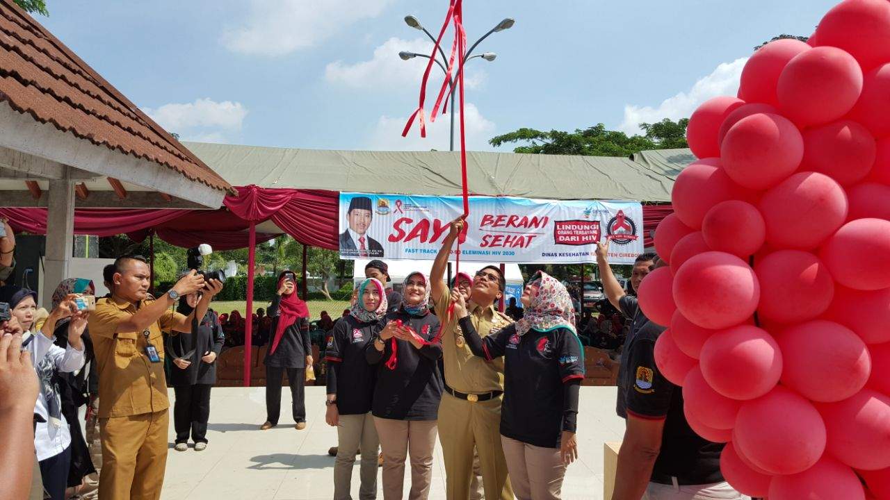 Dinkes Kab Cirebon Peringati Hari AIDS Sedunia