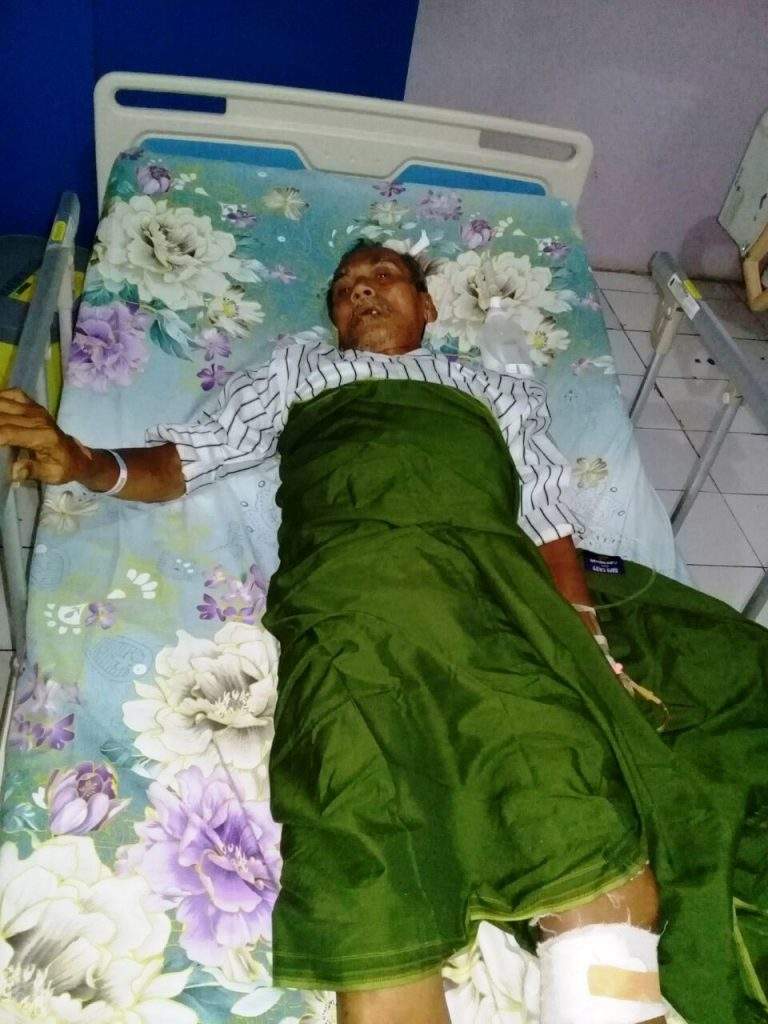 Lama Sakit, Akhirnya Kakek Hermansyah Diangkut ke RS