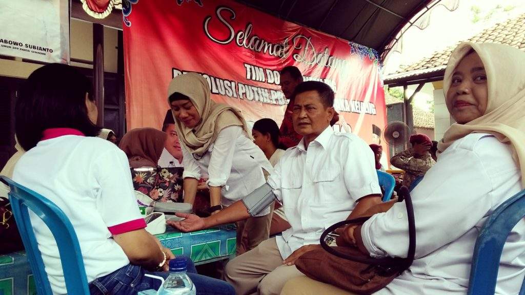 Aksi Gerakan Prabowo Menyapa, Menyehatkan dan Mencerdaskan Masyarakat