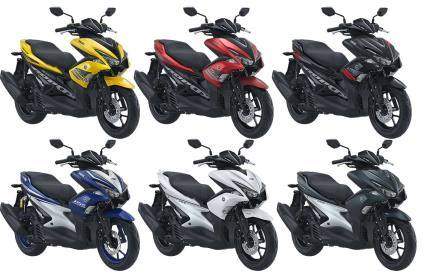 2018, Yamaha Aerox 155 Hadir Dengan Tujuh Warna Pilihan