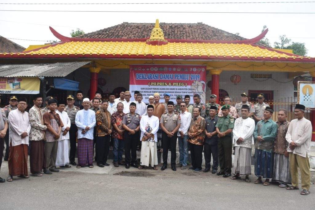 Jelang Pemilu 2019, Polres Cirebon Gelar Coffee Morning Forkopimda