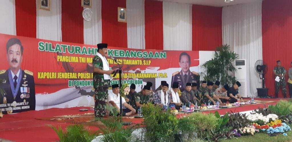 Panglima TNI dan Kapolri Lakukan Silaturrahmi Kebangsaan di Buntet Pesantren