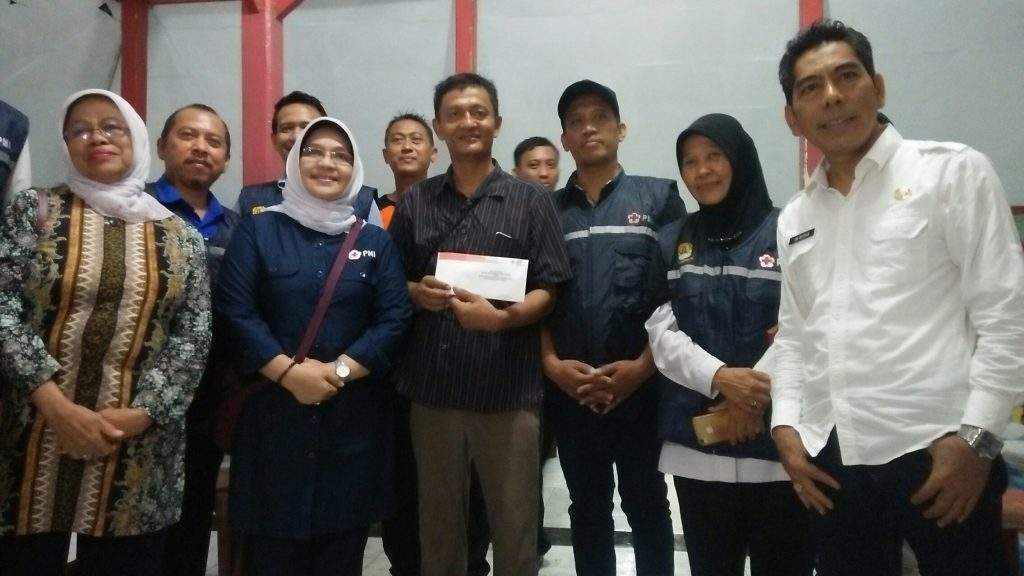 Spontanitas, Ketua-ketua PMI Kecamatan Urunan Bantu Warga Panguragan Kulon