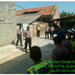 Kapolsek Pimpin Giat Pam Pembongkaran Pasar Gebang