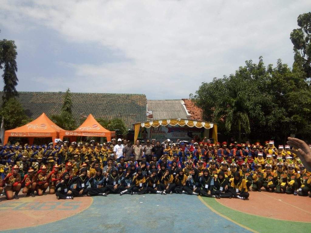 Satlantas Polres Cirebon Gelar Millennial Road Safety Festival Di SMAN 1 Waled