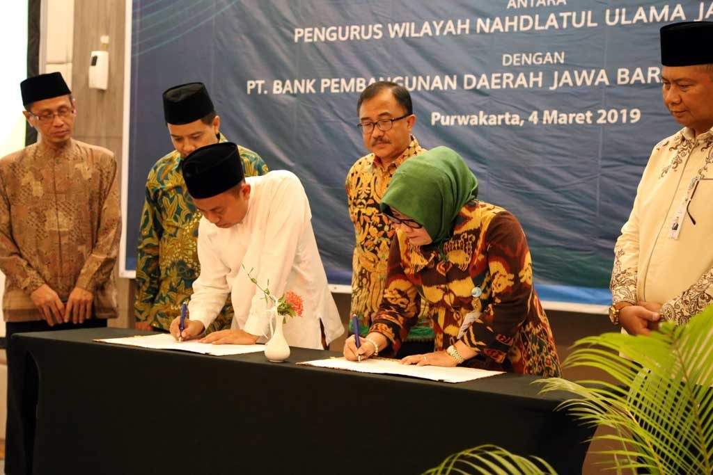 Dongkrak Perekonomian, bank bjb & PWNU Jabar Bentuk Tim "KIMONU"