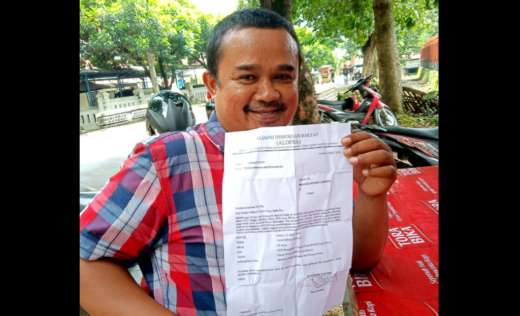 ALDERA Demo Proyek Sport Center Watubelah Besok