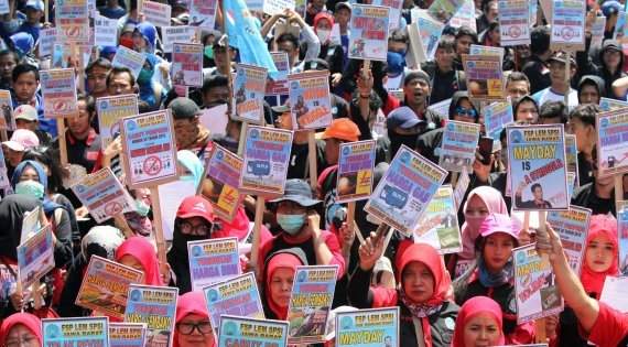 Kekerasan Terhadap Jurnalis Warnai Hari Buruh Di Bandung