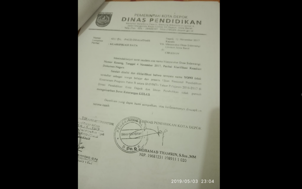 Kuwu Sidawangi Tersangka Pemalsuan Ijazah Tidak Ditahan, Kasusnya Apa Kabar ya? Kuwu Sidawangi Tersangka Pemalsuan Ijazah Tidak Ditahan, Kasusnya Apa Kabar ya?