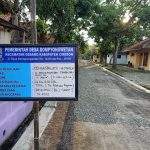 Hadapi Pilwu, Desa Dompyong Wetan Kebut Pembangunan Infrastruktur dari DD 2019