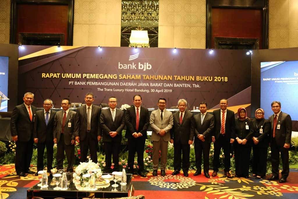 bank bjb Gelar RUPST 2018 & Bayarkan Dividen Rp 879,6 Miliar